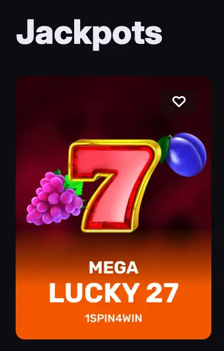 Games with Jackpots